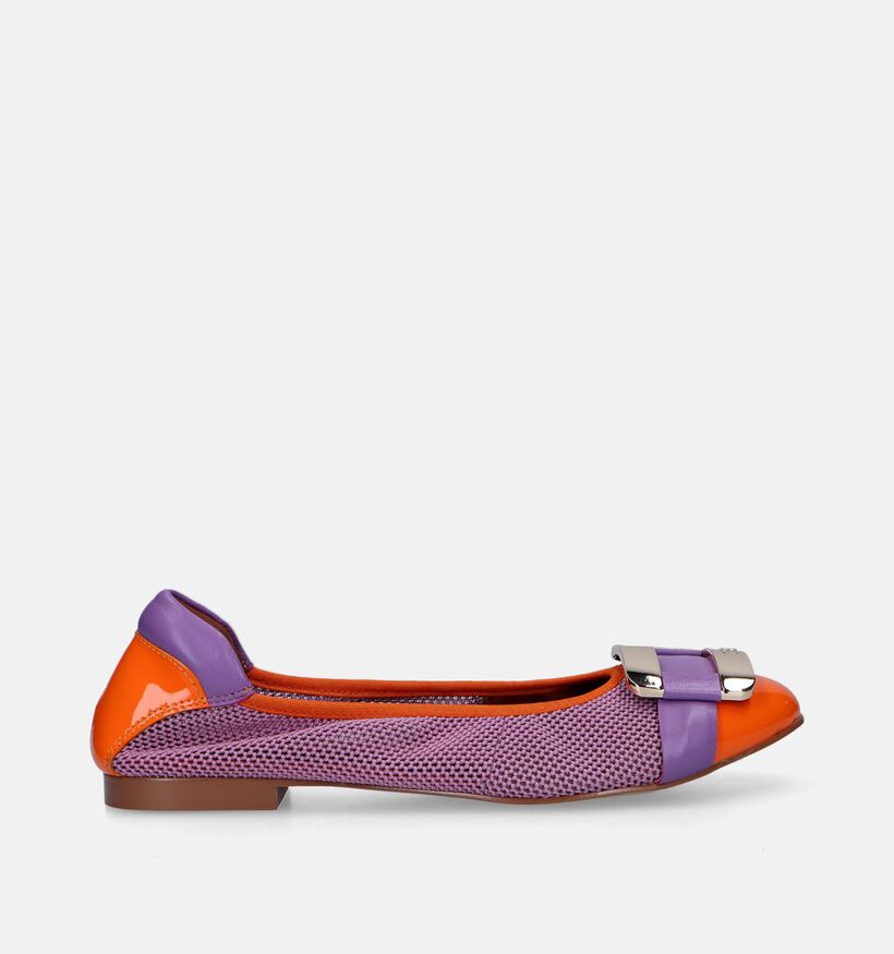 Crinkles Ballerines en Violet pour femmes (340360)