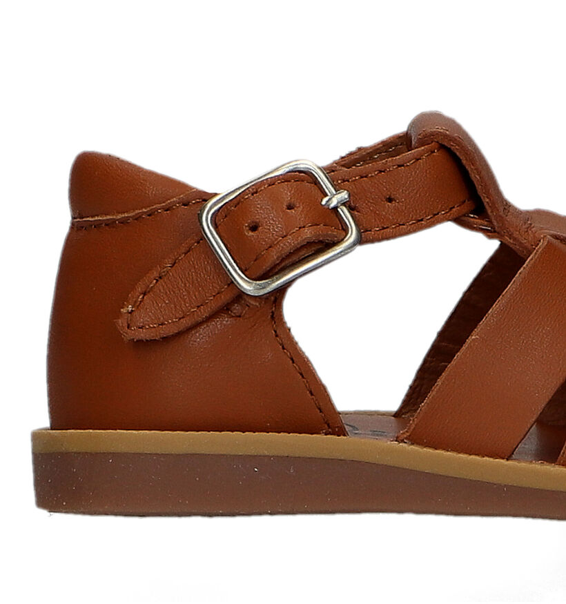 Pom d'Api Poppy Daddy Sandales en Cognac pour garçons (304799)