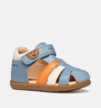 Geox Sandales Cognac/Bleu