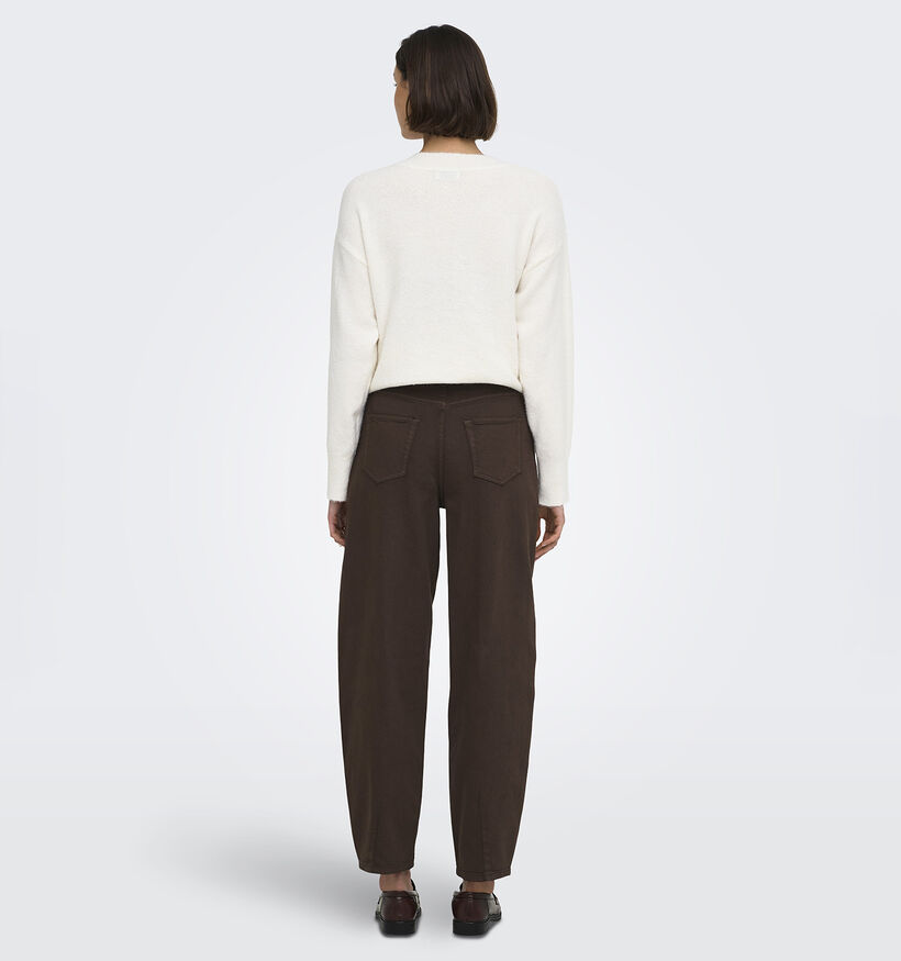 JDY Susie Donkerbruine Straight Leg Jeans voor dames (378309)