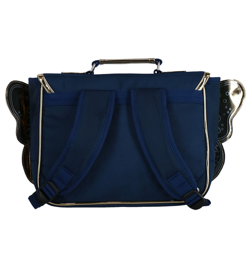 Caramel & cie Cartables en Bleu foncé en textile (277363)