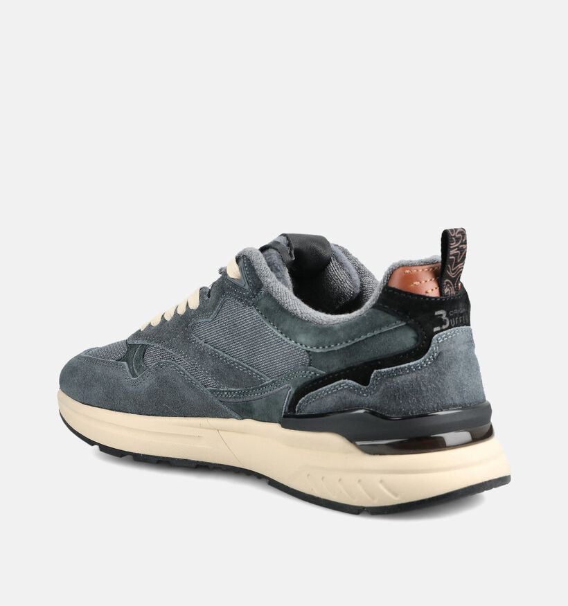 Bufflox Grimbergen Chaussures plates en Bleu pour hommes (379784) - pour semelles orthop&eacute;diques