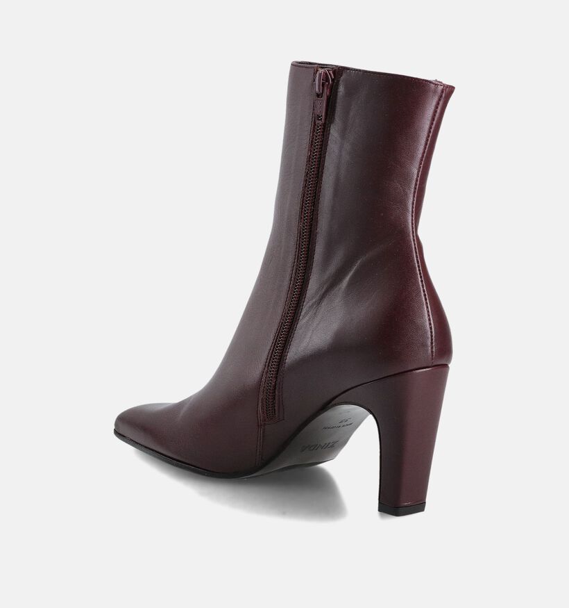 Zinda Bottines en Bordeaux pour femmes (364424)