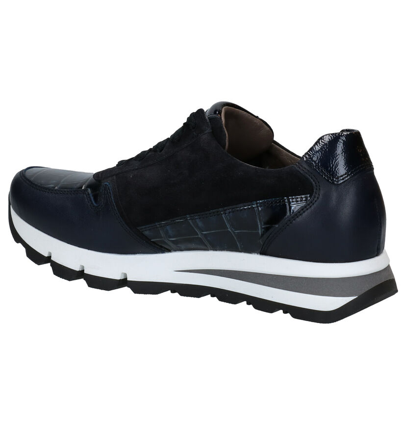 Gabor OptiFit Chaussures à lacets en Bleu en cuir (282387)