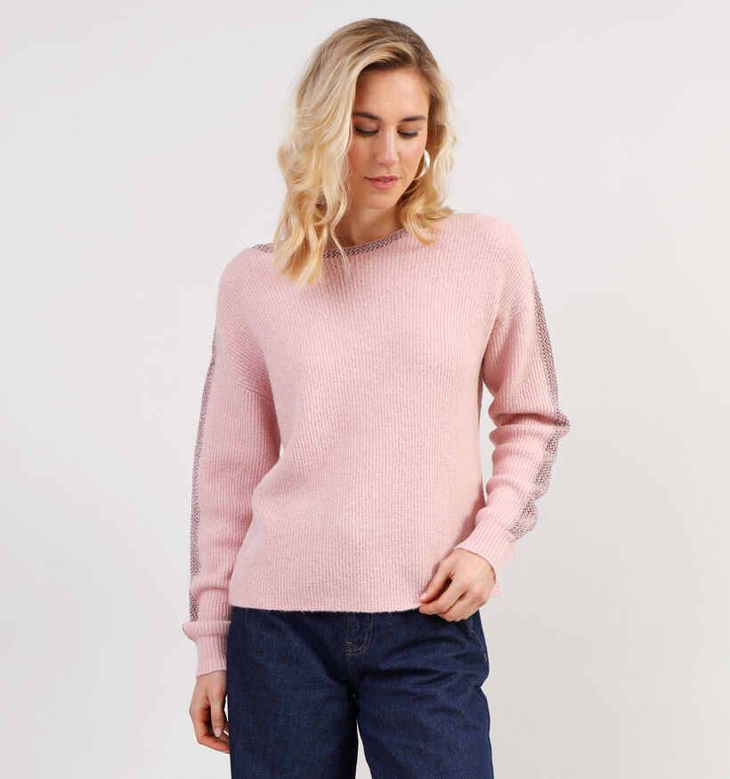 Expresso Boxy Roze Wollen trui voor dames (351056)