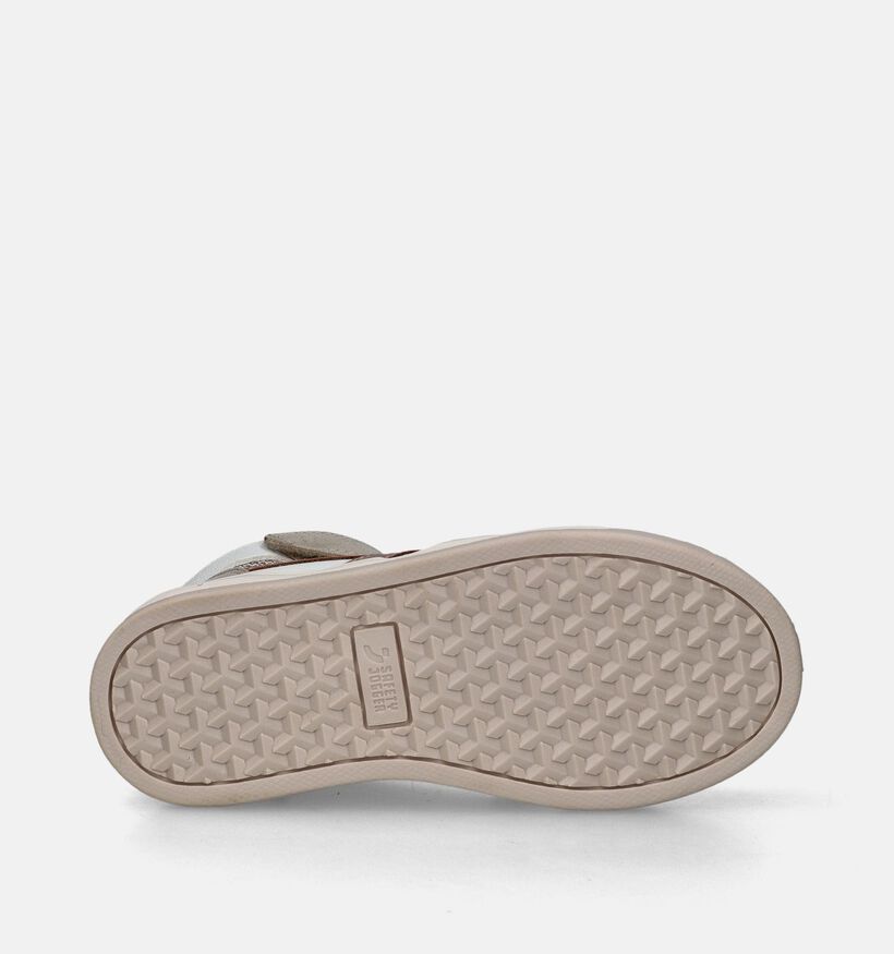 SJ Baskets montantes en Blanc pour filles (345517) - pour semelles orthopédiques