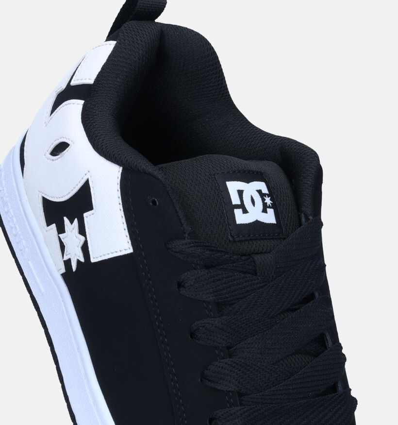 DC Shoes Court Graffik Baskets de skate en Noir pour hommes (343819) - pour semelles orthopédiques