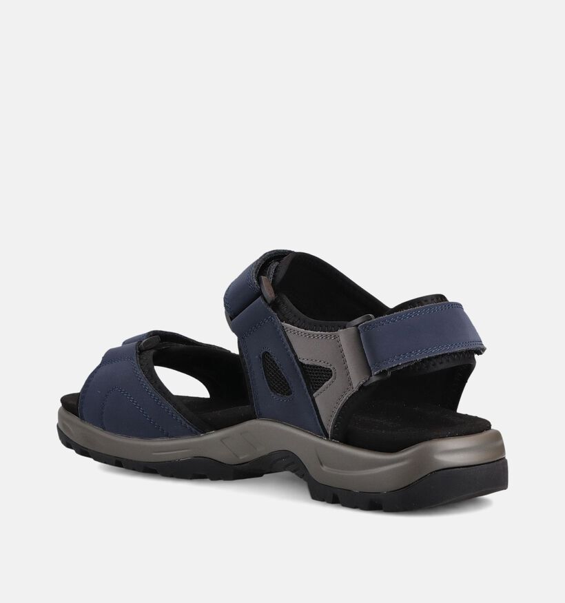 G-Comfort Sandales en Bleu fonc&eacute; pour hommes (368950) - pour semelles orthop&eacute;diques