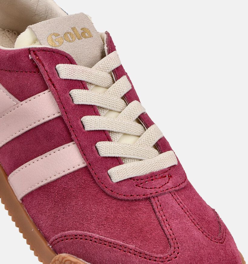 Gola Elan Baskets basses en Bordeaux pour filles (368504) - pour semelles orthop&eacute;diques