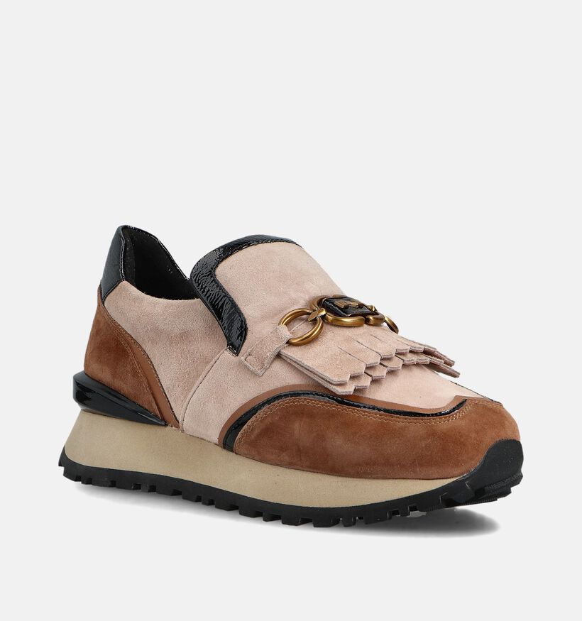 Nathan-Baume Chaussures à enfiler en Marron pour femmes (363616) - pour semelles orthopédiques