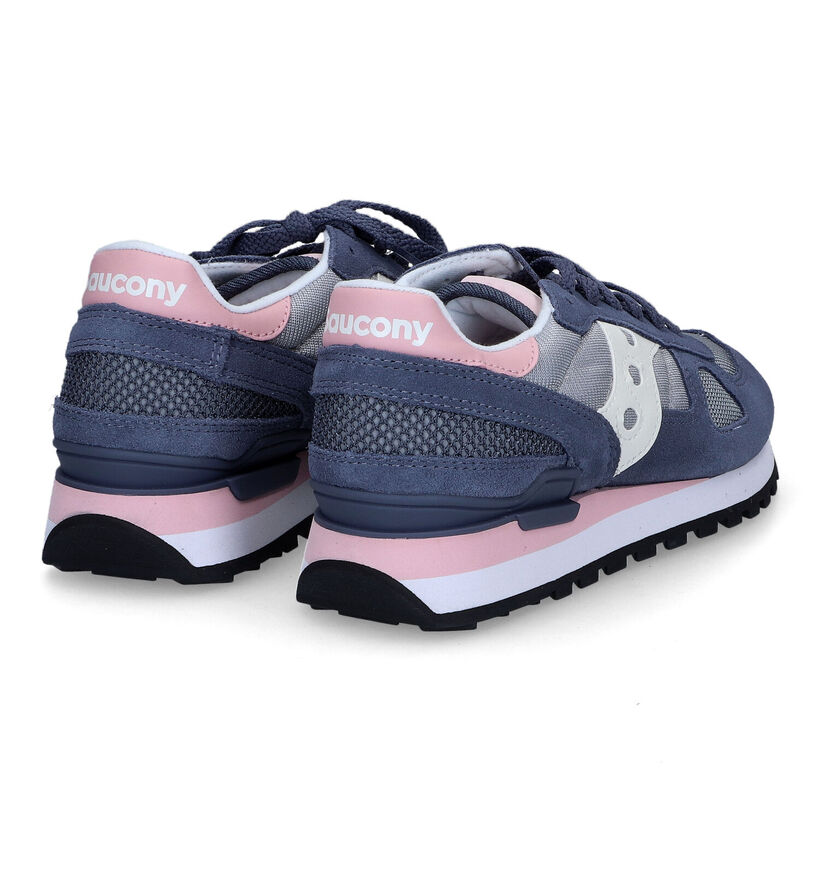 Saucony Shadow Original Baskets en Mauve pour femmes (312496) - pour semelles orthopédiques