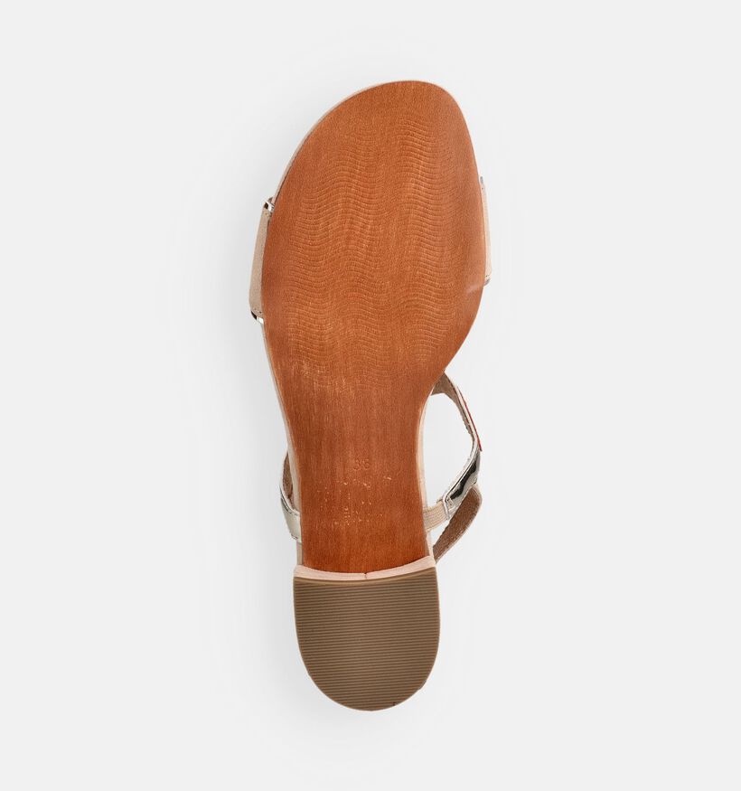 Marco Tozzi Sandales &agrave; talons en Beige pour femmes (371857)