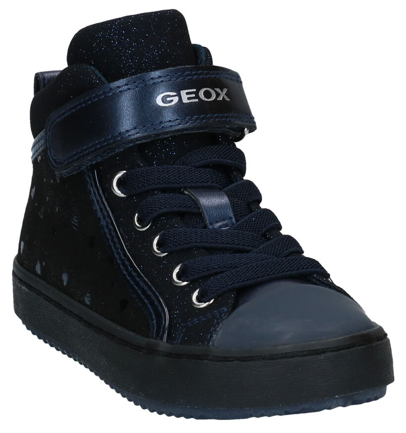 Geox Kalispera Blauwe Hoge Schoenen in kunstleer (278291)