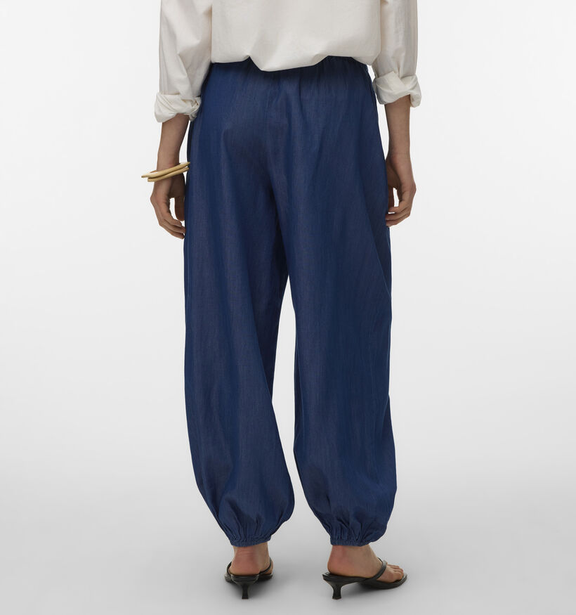 Vero Moda Zitta Balloon Pantalon en Bleu fonc&eacute; pour femmes (374972)