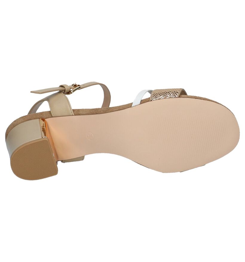 Gouden Geklede Sandalen Bibi Lou, , pdp