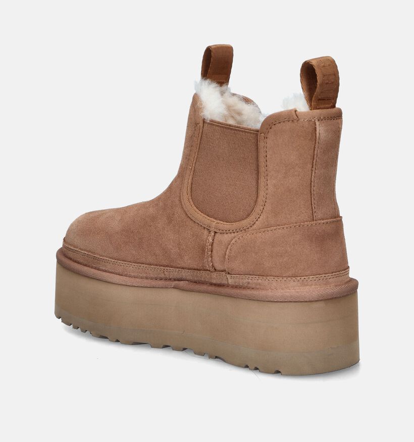 UGG Neumel Platform Cognac Chelsea boots voor dames (344851)
