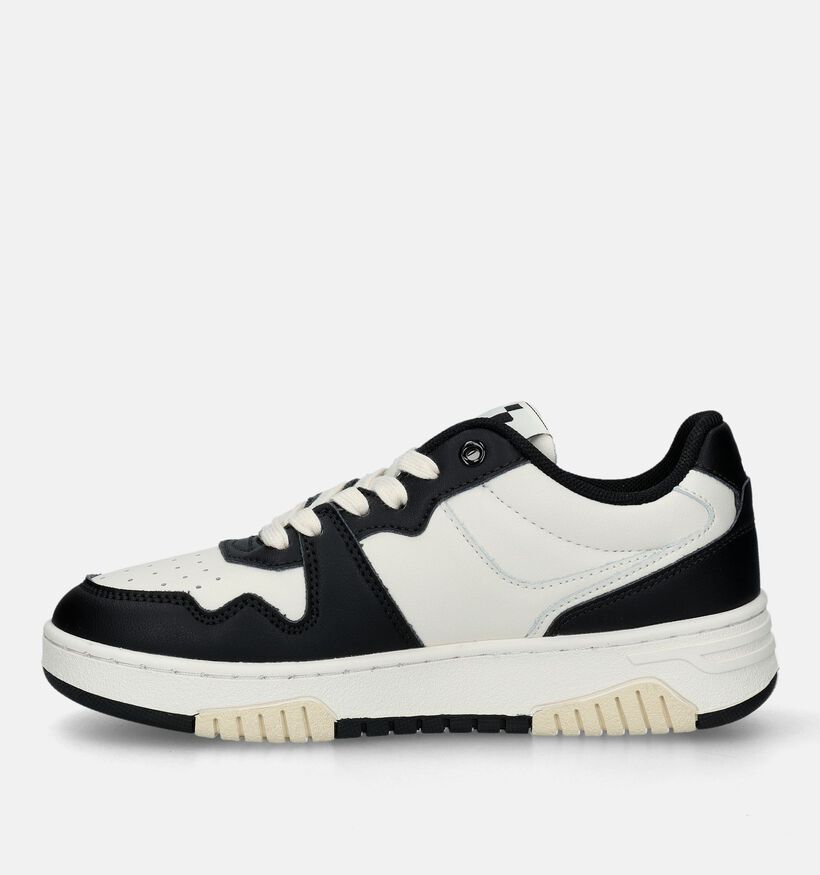 SJ Baskets basses en Noir pour garçons (343622) - pour semelles orthopédiques