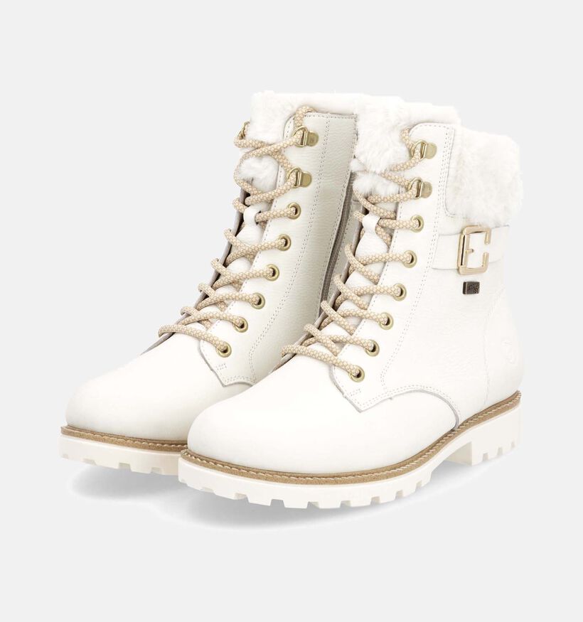 Remonte Boots à lacets en Blanc pour femmes (347242)