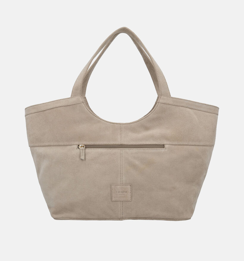 Charm London Sevilla Donkerbeige Schoudertas voor dames (374821)