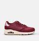 Skechers Uno Vintage Air Bordeaux Sneakers voor dames (375620)