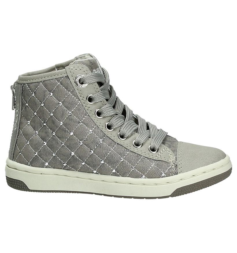 Geox Baskets hautes en Gris en textile (170548)