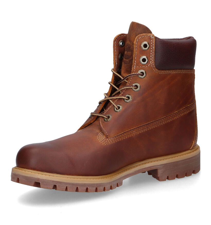 Timberland Heritage 6 IN Premium Bottines en Marron pour hommes (328643)