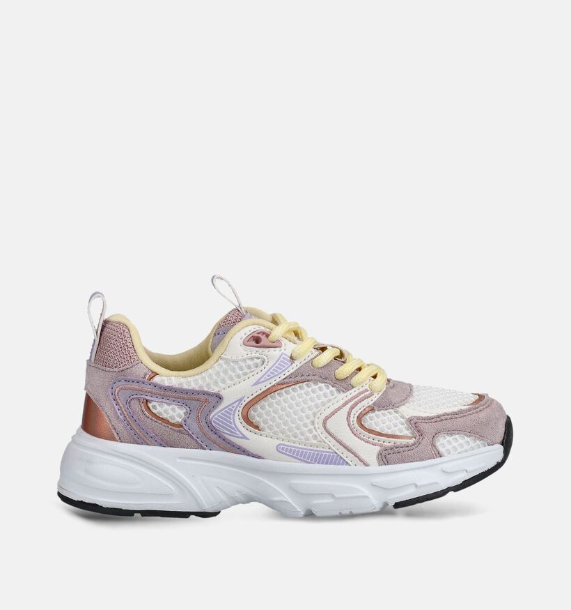Posh by Poelman Witte/Colorblock Sneakers voor meisjes (370773) - geschikt voor steunzolen