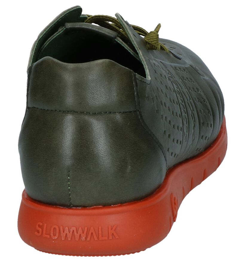 Grijze Instappers Slowwalk Morvi Doran in leer (247807)