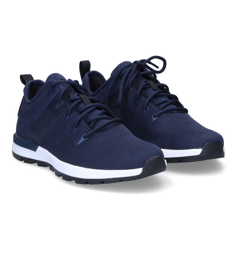 Timberland Sprint Trekker Blauwe Sneakers in nubuck (303819)