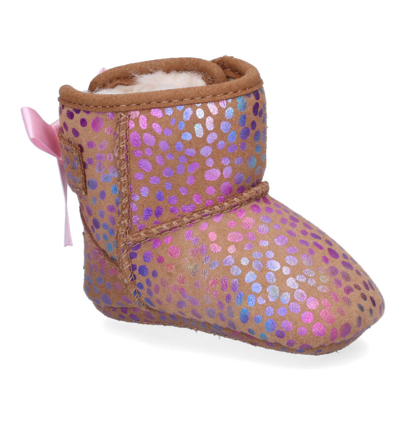 UGG Jesse Bow II Spots Pantoufles pour bébé en Multicolor en daim (294888)
