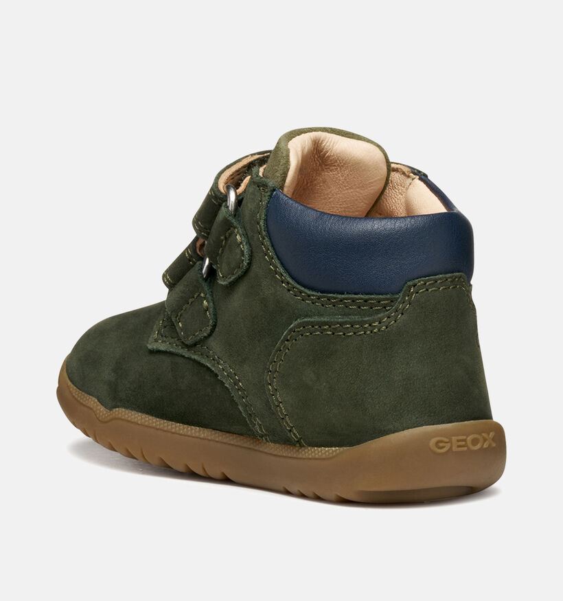 Geox Macchia Bruine Velcroschoenen Geox Macchia Groene Velcroschoenen voor jongens (360350) - geschikt voor steunzolen