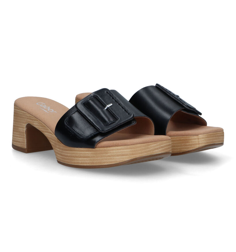 Gabor Comfort Nu-pieds mules en Beige pour femmes (323421)