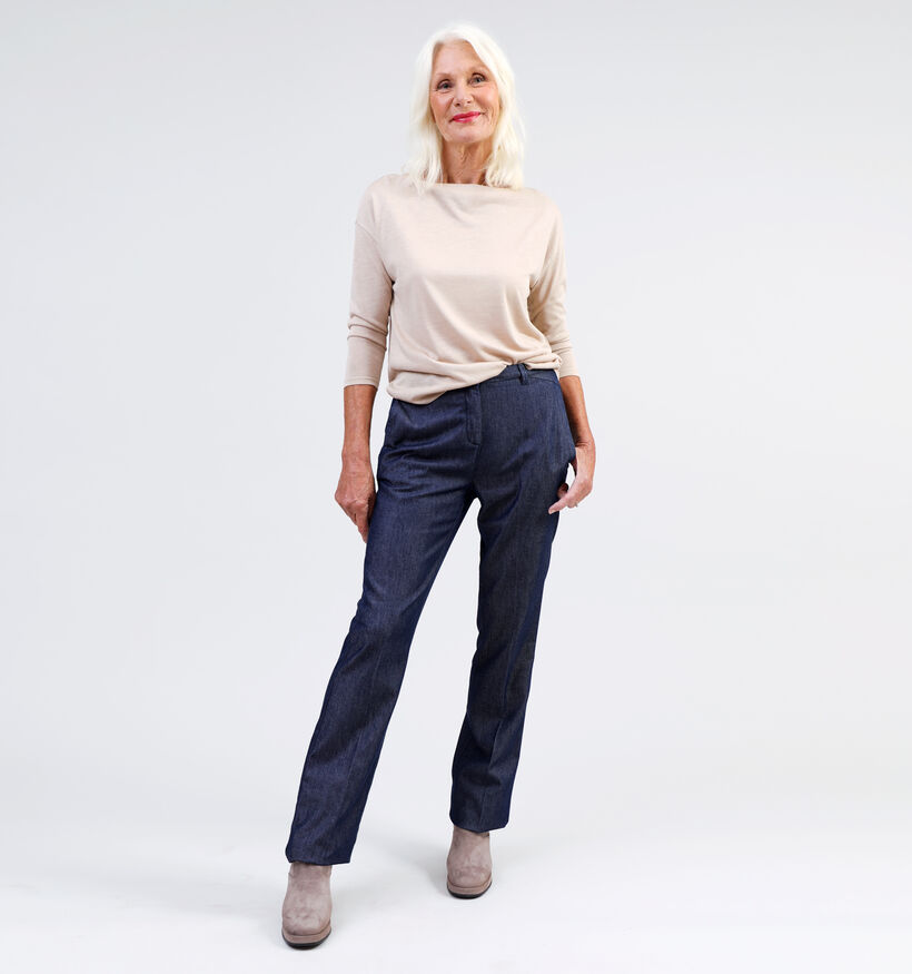 comma Straight leg jeans en Bleu pour femmes (334769)