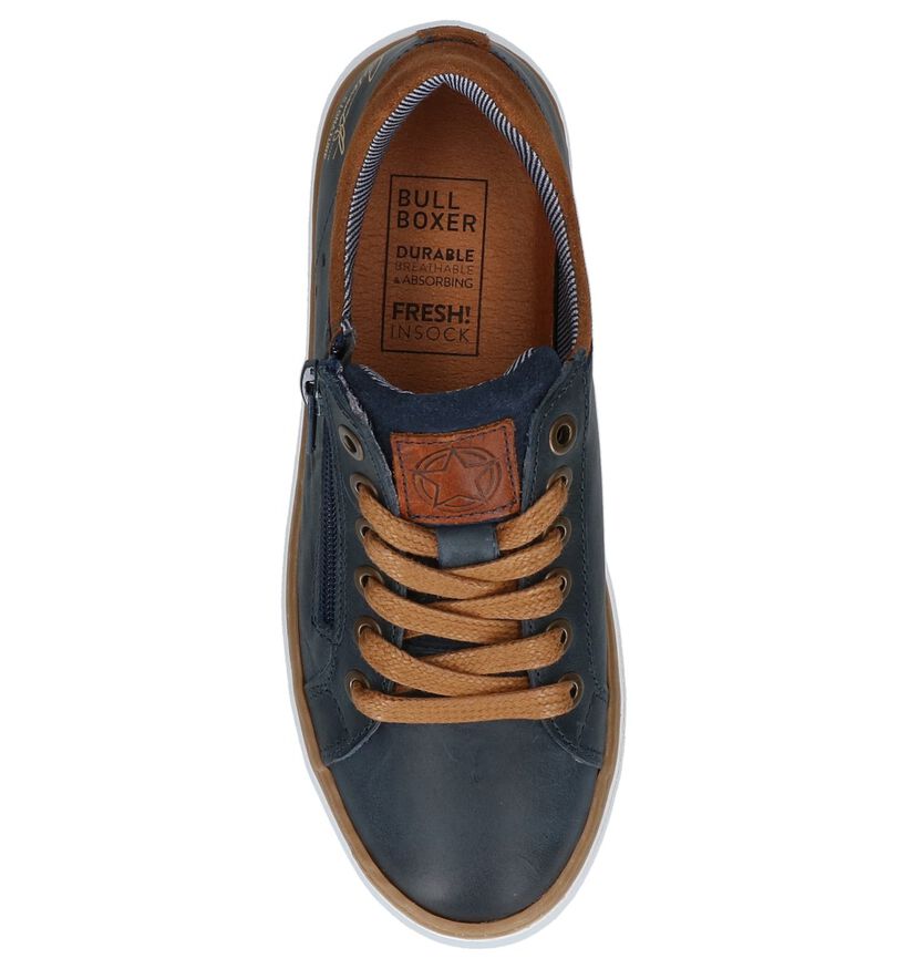 Bullboxer Blauwe Lage Schoenen in leer (269071)
