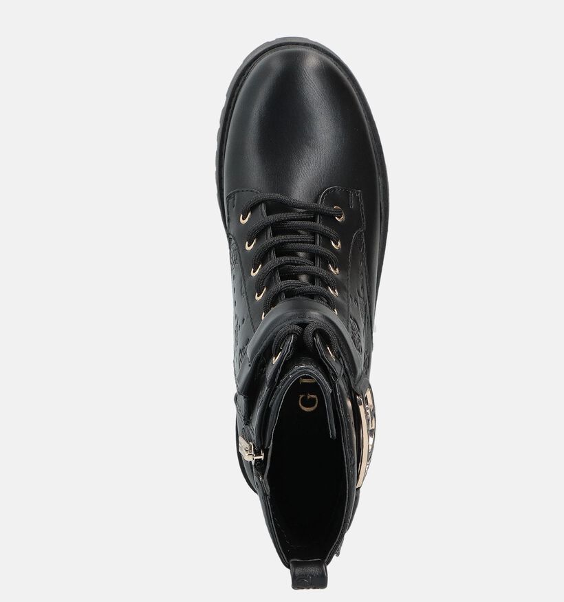 Guess Oranda Boots à lacets en Noir pour femmes (359539) - pour semelles orthopédiques