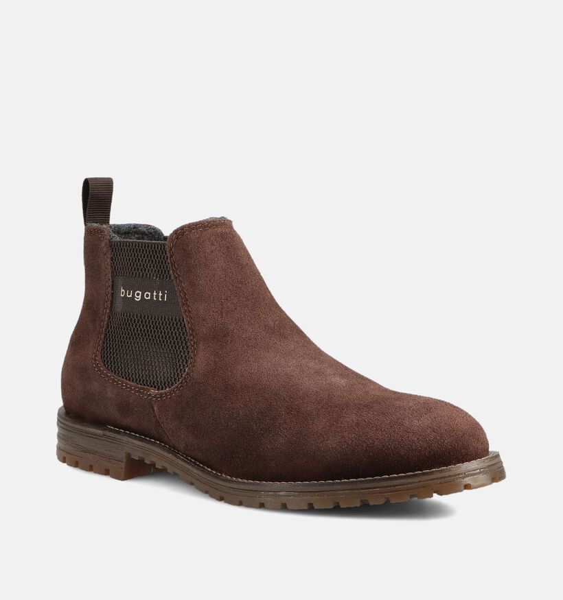Bugatti Bottines Chelsea en Marron pour hommes (363796) - pour semelles orthopédiques