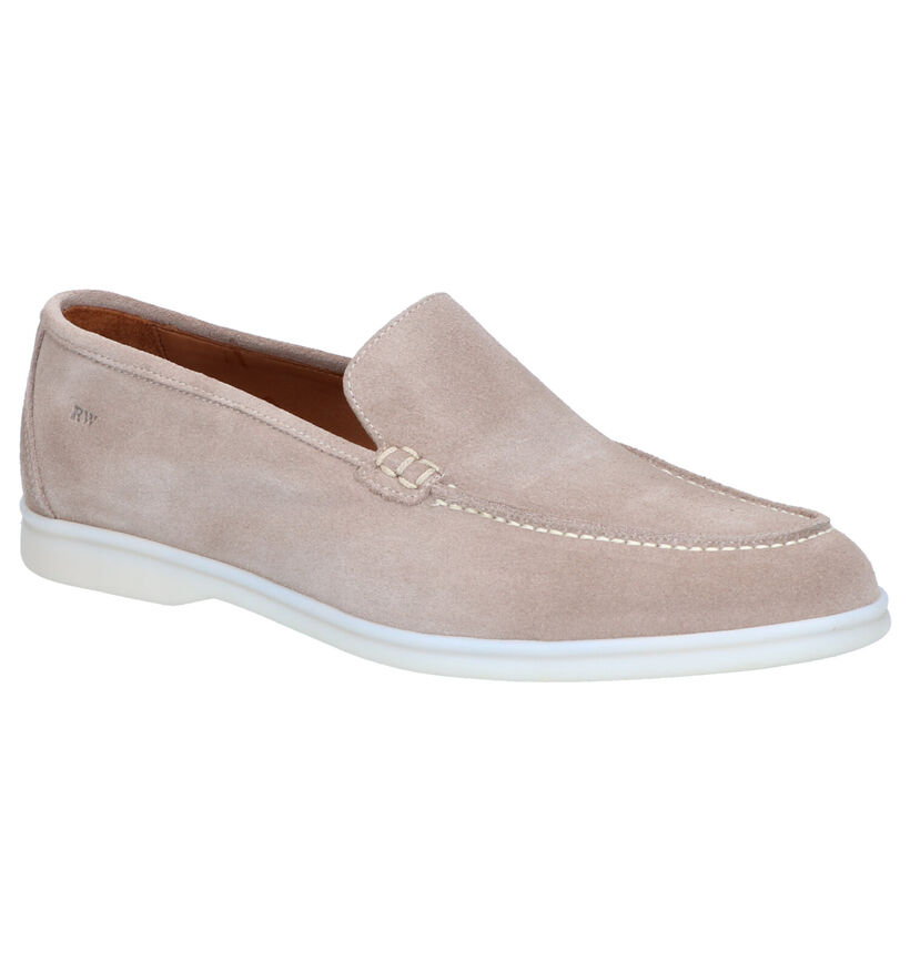 River Woods Mocassins en Beige en daim (271151)