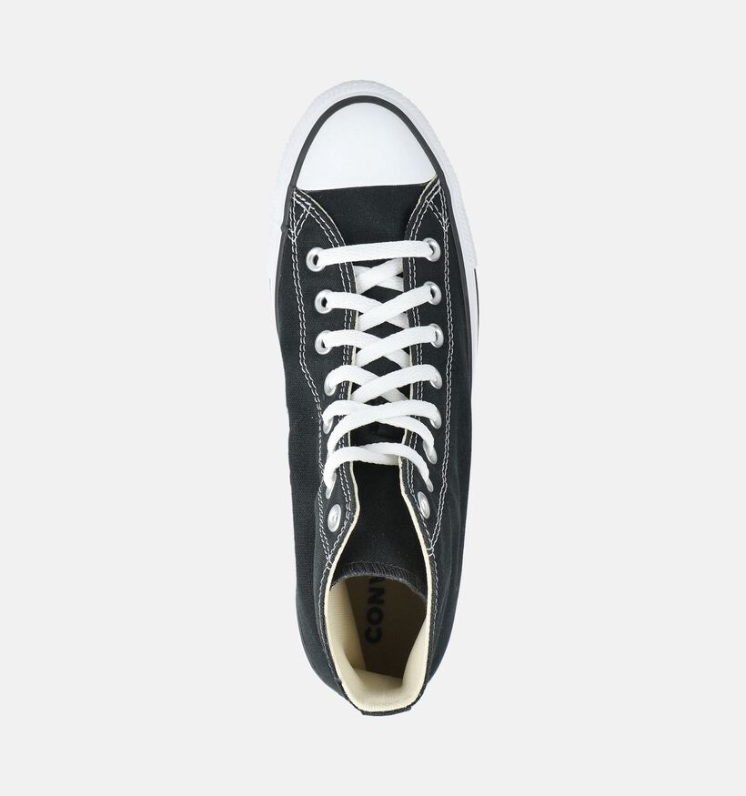 Converse Chuck Taylor All Star High Baskets montantes en Noir pour hommes (376039)