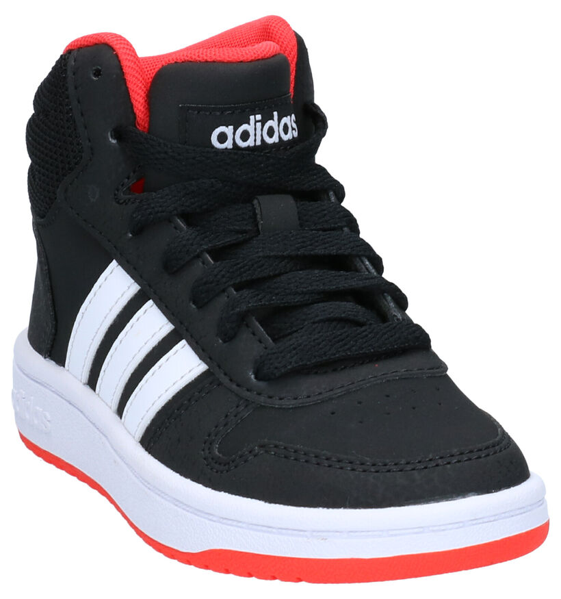 adidas Hoops Baskets en Noir pour garçons (299867)