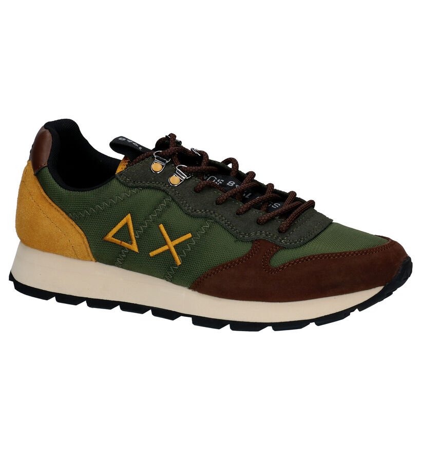 Sun 68 Tom Goes Camping Baskets en Kaki en nubuck (298261)