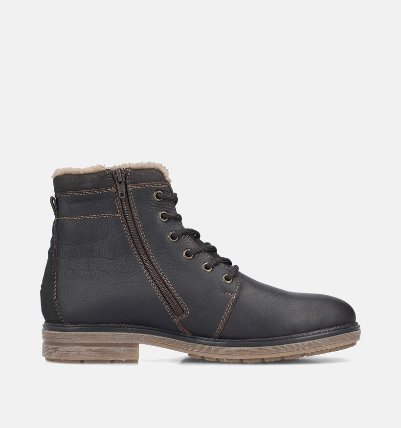 Rieker Boots &agrave; lacets en Marron pour hommes (379831) - pour semelles orthop&eacute;diques