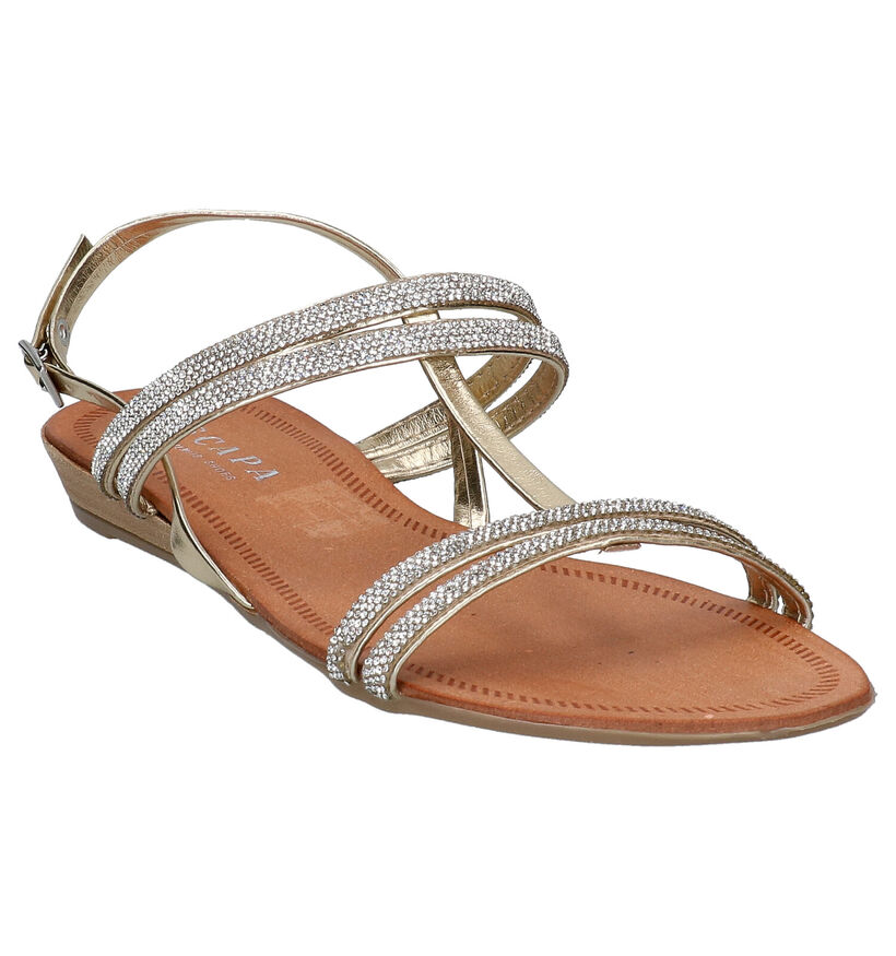 Scapa Sicilie Gouden Sandalen in kunstleer (270310)