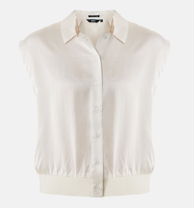 Mexx Chemise sans manches en Écru pour femmes (358557)