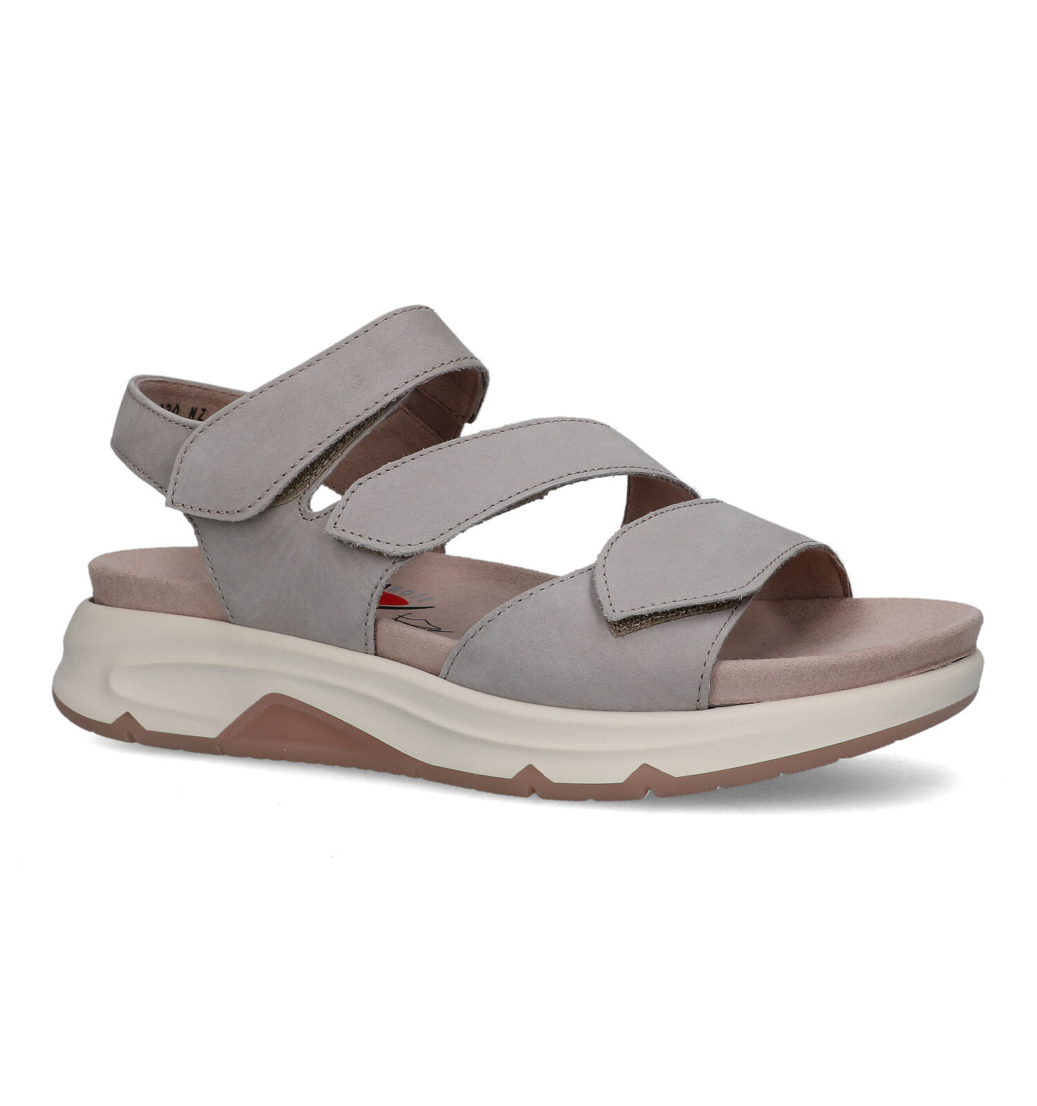 Gabor Rollingsoft Taupe Sandalen Dames Sandalen Online op TORFS.BE