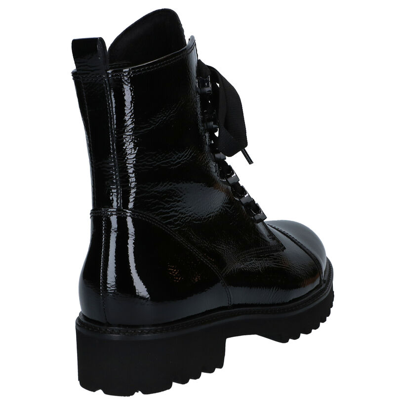 Gabor Best Fitting Zwarte Boots in lak (282297)