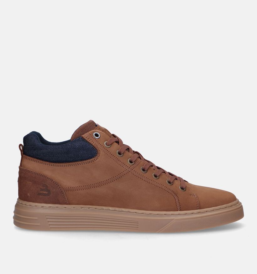 Bullboxer Cognac Hoge Schoenen voor heren (328897) - geschikt voor steunzolen