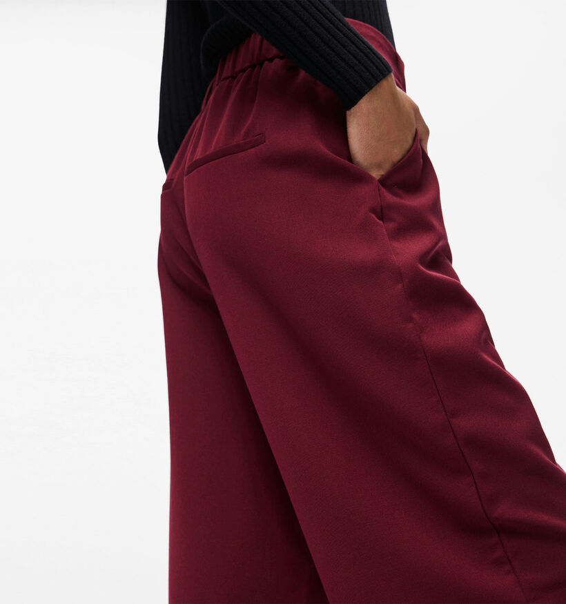 Pieces Kamil Pantalon classique en Bordeaux pour femmes (378361)