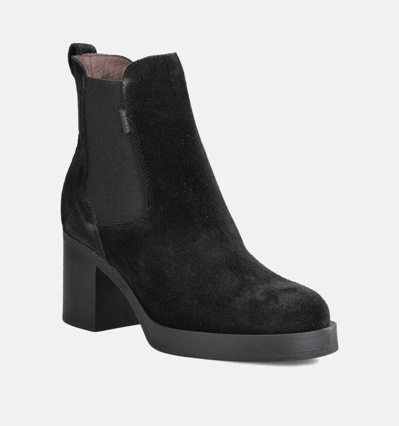 NeroGiardini Zwarte Enkellaarzen voor dames (363934)