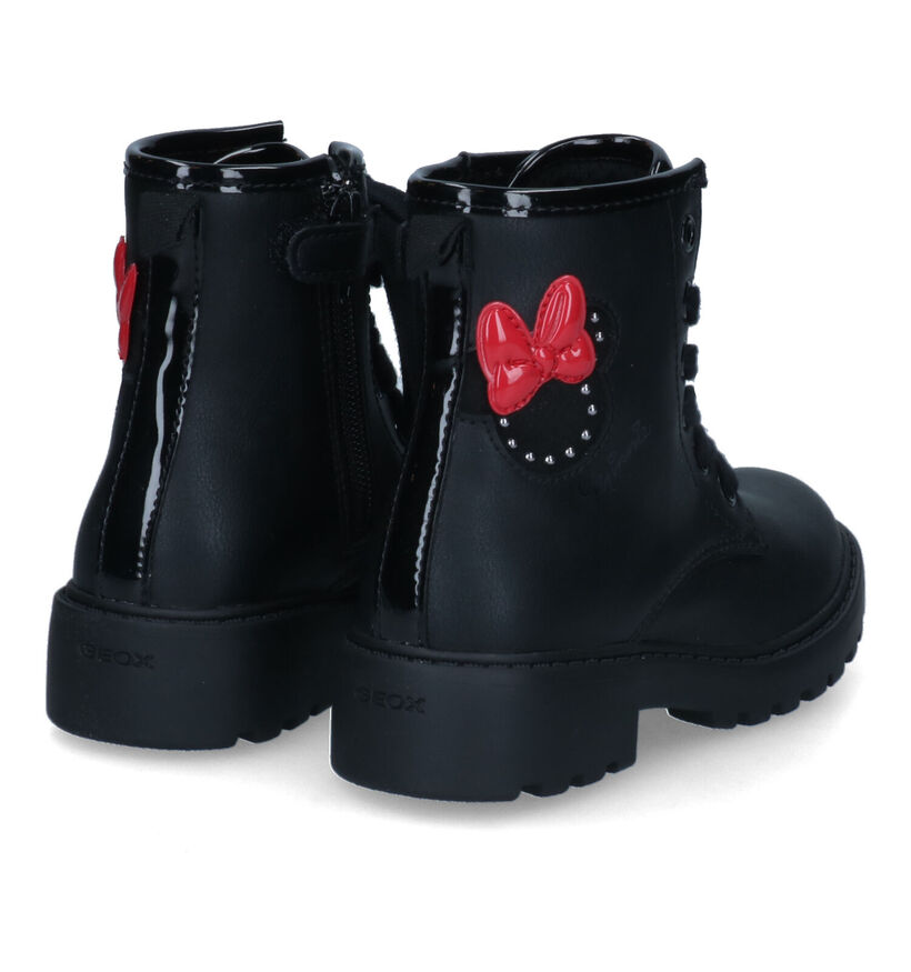 Geox Casey Bottines en Noir en simili cuir (317641)