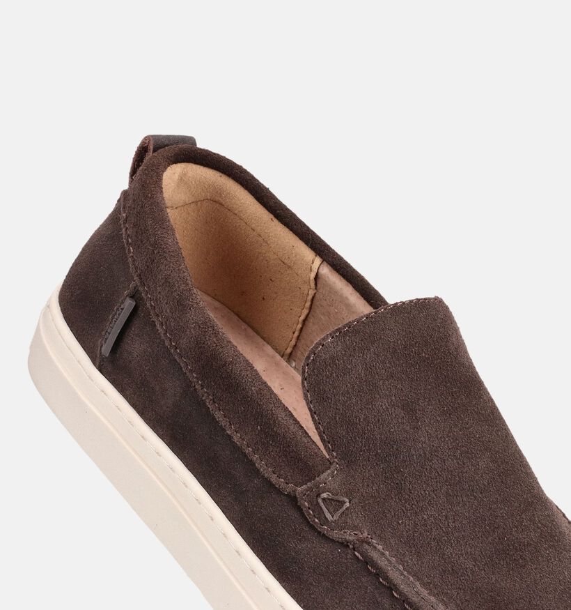 Poelman Donkerbruine Mocassins voor heren (385873) - geschikt voor steunzolen